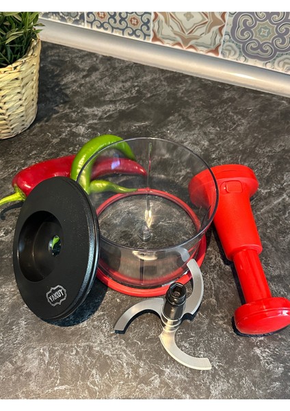 Çok Renkli Üstten Basmalı Rondo Doğrayıcı, Pratik ve Kolay Kullanım fiyatları