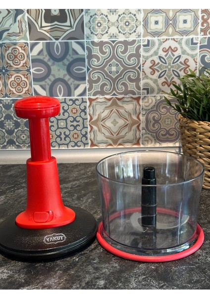 Çok Renkli Üstten Basmalı Rondo Doğrayıcı, Pratik ve Kolay Kullanım modelleri