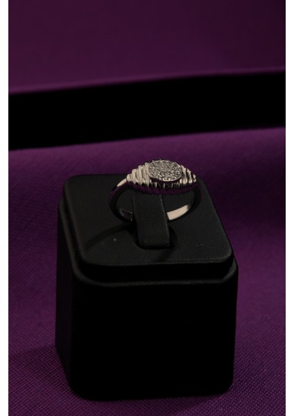 Mekik Desen Üzeri Taşlı Yüzük Aayarlanabilir Çelik Görünümlü Xp fiyatları