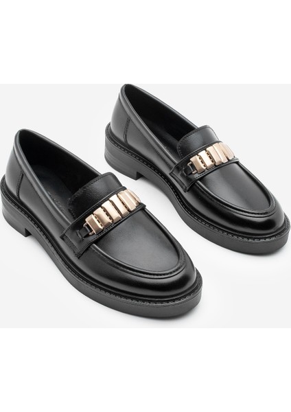 Kadın Loafer Makosen Tokalı Günlük Ayakkabı Vilyum modelleri