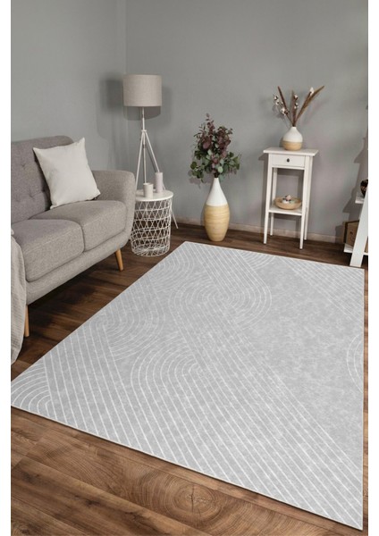 Dekoratif Yıkanabilir, Kaymaz Tabanlı, Modern Salon - Oturma Odası Halısı - WOOKECE1382 modelleri