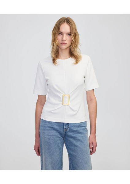 Metal Aksesuarlı Bluz IW6250006077018