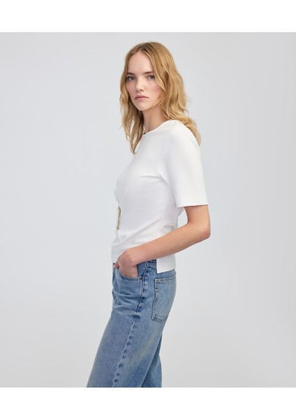 Metal Aksesuarlı Bluz IW6250006077018 fiyatları