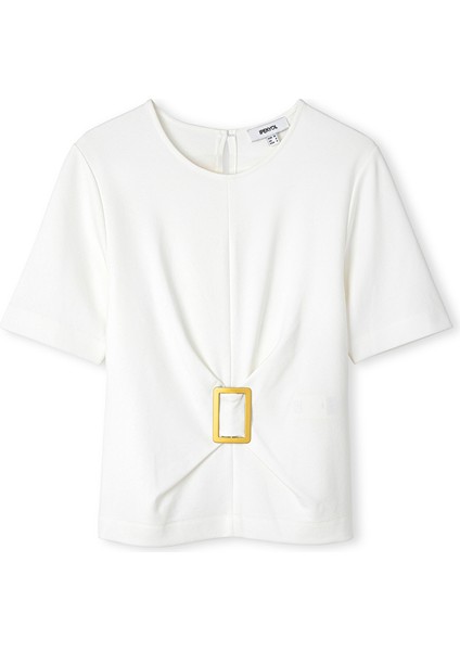 Metal Aksesuarlı Bluz IW6250006077018 indirimleri