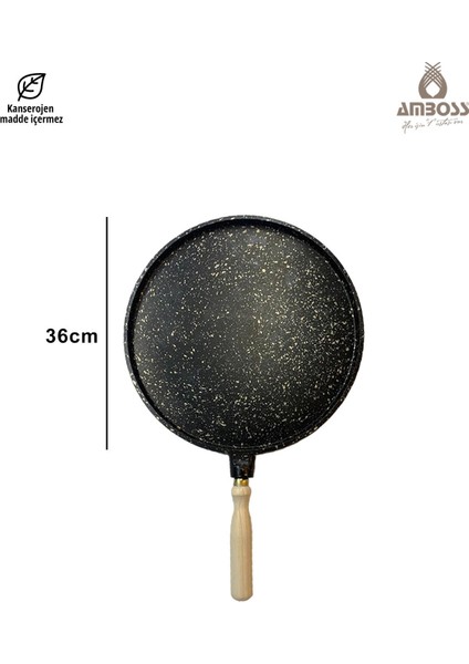 Vento Döküm 36 cm Pizza Gözleme Tavası