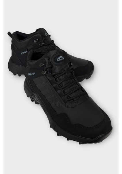Erkek Soğuk Geçirmezkaydırmaz Taban Günlük Trekking & Outdoor Bot Siyah - Siyah modelleri