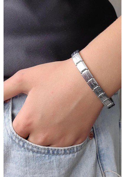 Italyan Paslanmaz Çelik Nonim Bileklik