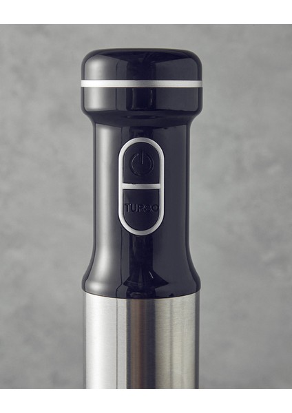 Mini Blender Seti, 4 Bıçak, Siyah-Krom, Kompakt ve Şık Tasarım