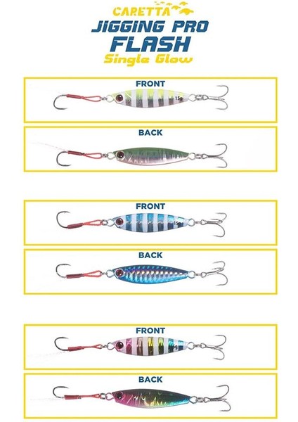 Jigging Pro Flash Single Glow Jig Yem