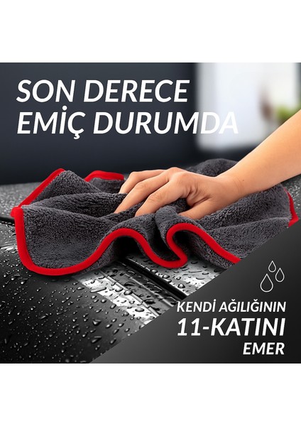 70-50 cm Oto Kurulama Bezi Araç Bez ve Sünger Mikrofiber Temizleme Yıkama Cam Araba Kurulama Temizlik Silme Bezleri Havlusu Gri ve Mavi fiyatları