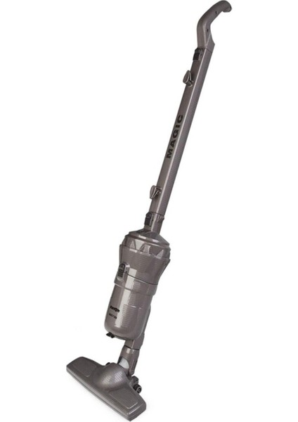 Gri Dikey Elektrikli El Süpürgesi 500W, Hafif ve Güçlü Temizlik Aracı
