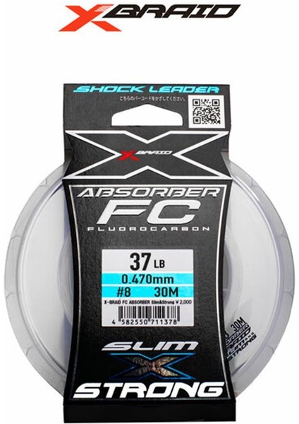 X021ABSORBER Slim Fc 30M Fluorocarbon Misina
