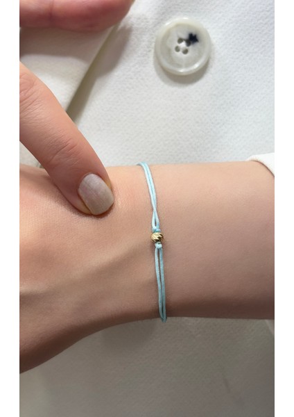 14 Ayar Altın Mini Dorikalı Ipli Bileklik (4 Mm) fiyatları