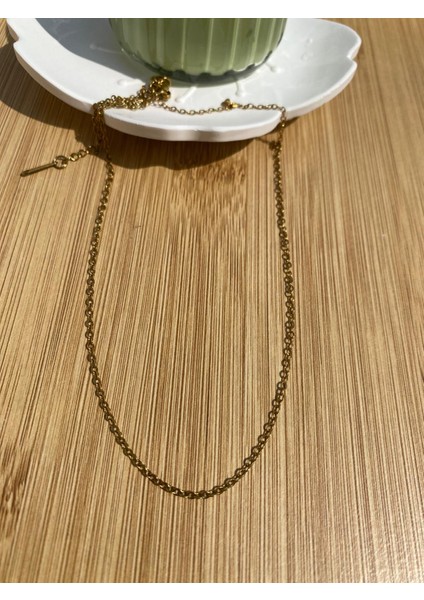 14 Ayar Çelik Zincir Kolye modelleri