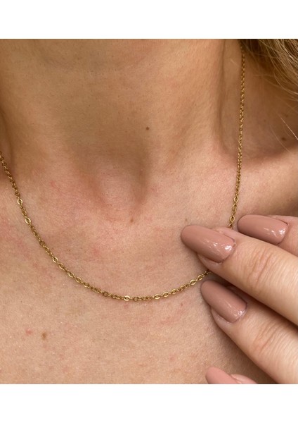 14 Ayar Çelik Zincir Kolye fırsatları