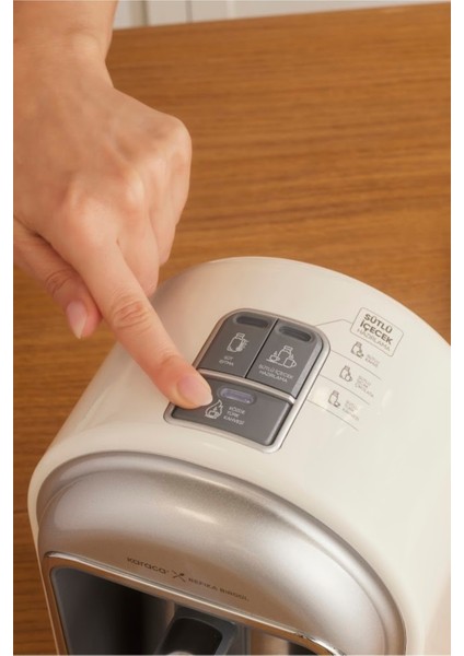 Sütlü Çelik Cezveli Türk Kahve Makinesi 5 Fincan Kapasiteli Swiss Cream fiyatları