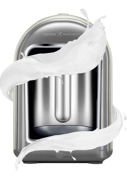 Sütlü Çelik Cezveli Türk Kahve Makinesi 5 Fincan Kapasiteli Swiss Cream indirimleri