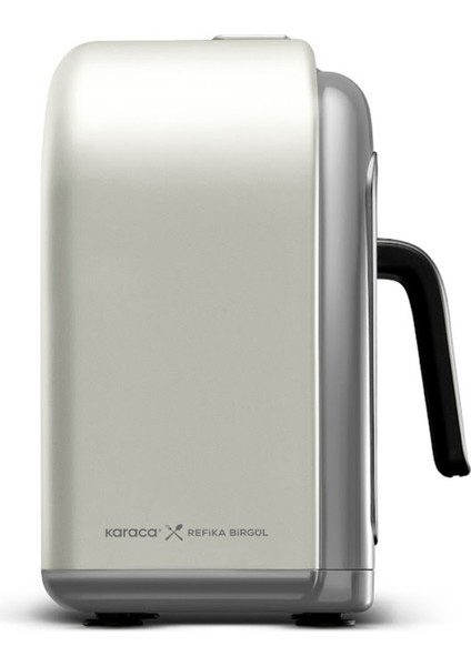 Sütlü Çelik Cezveli Türk Kahve Makinesi 5 Fincan Kapasiteli Swiss Cream