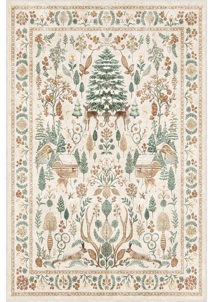 Dekoratif Yıkanabilir, Kaymaz Tabanlı, Modern Salon Oturma Odası Halısı - FR25 fırsatları