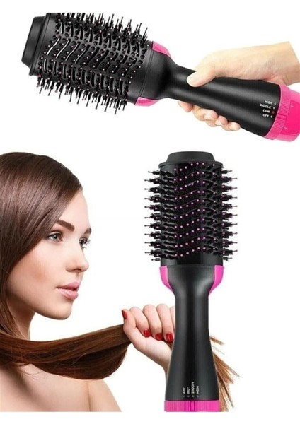 Siyah Saç Şekillendirici ve Düzleştirici Fön Tarağı, Kolay Kullanım fırsatları