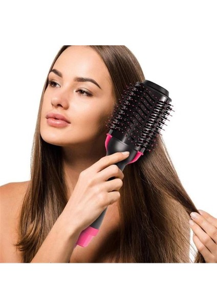 Siyah Saç Şekillendirici ve Düzleştirici Fön Tarağı, Kolay Kullanım indirimleri