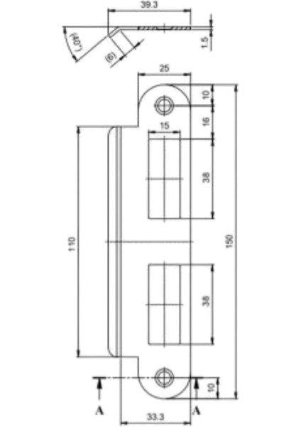 221 Nikel Plastik Dilli Hafele Tipi Sessiz Extra Kapı Kilidi modelleri