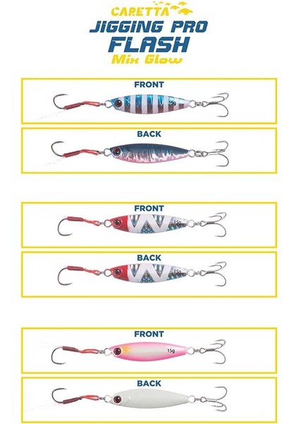 Jigging Pro Flash Mix Glow Jig Yem