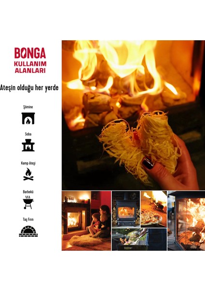 Bonga Odun Yünü Tutuşturucu – 50 Adet 700 gr fiyatları
