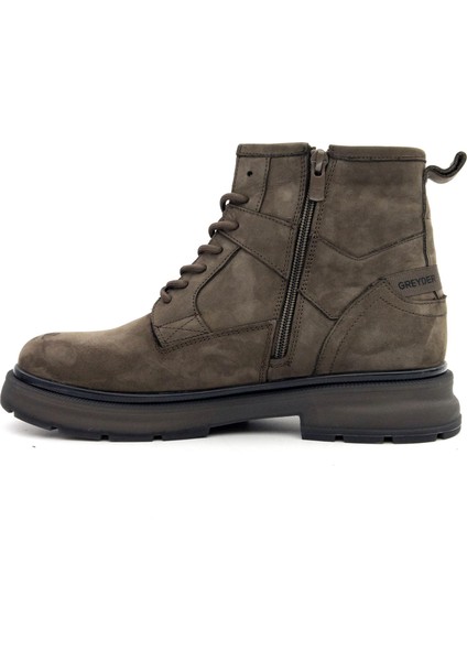 64725 Erkek Hakiki Deri Fermuarlı Urban Bot modelleri