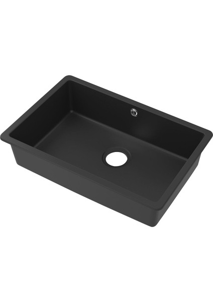 Tek Gözlü Eviye, Siyah, 72X46 cm