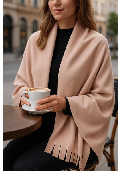 Unisex Polar Omuz Şalı 70X180 cm Kışlık Sıcak Şal Elegantwarm modelleri