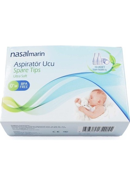 Nasalmarin Burun Aspiratörü Yedek Uç 10 Adet