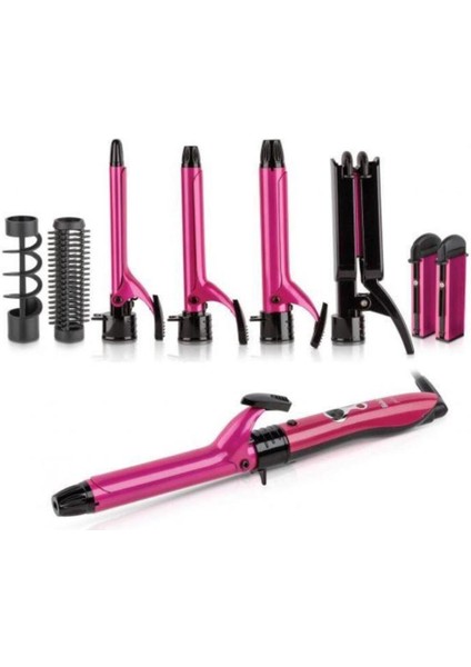 Pembe Pıxıe Sac Şekillendirme Seti, Şık ve Kullanışlı Tasarım