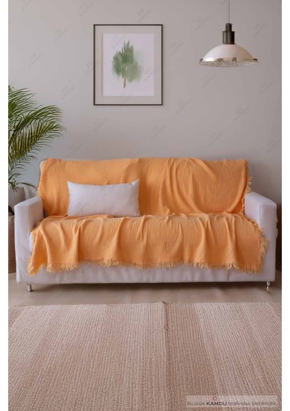 160X200CM Lüks Koltuk Örtüsü, %100 Müslin Pamuk Koltuk Örtüsü, Çok Amaçlı Örtü,