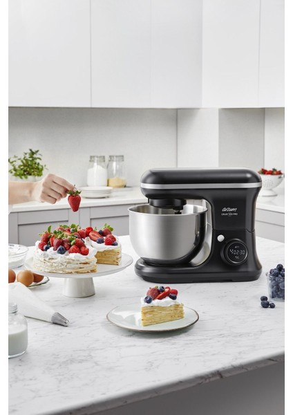 Dijital Ekranlı 5 Lt Stand Mikser, Siyah, AR1178 Crust Mix Pro modelleri