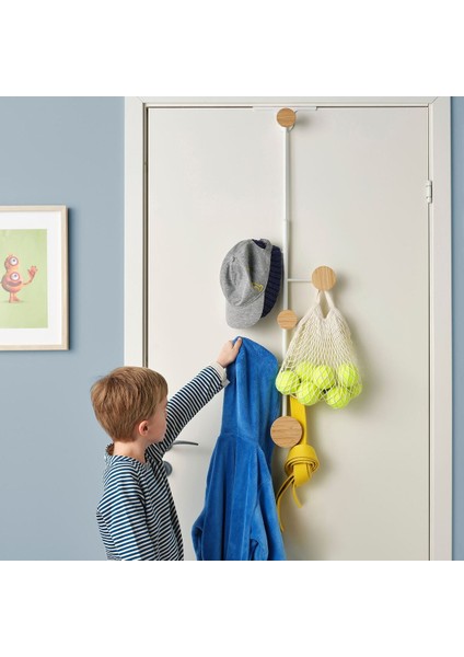 Kapı Askısı, Beyaz-Huş, 99X28 cm modelleri