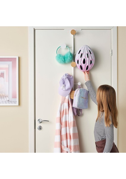 Kapı Askısı, Beyaz-Huş, 99X28 cm fırsatları