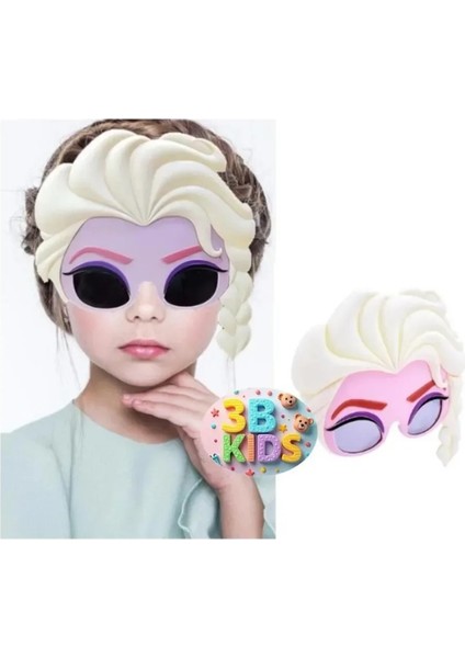Elsa Karlar Ülkesi Gözlüklü Maske