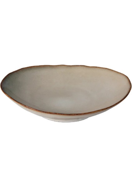 Horeca Efes 15 cm Grey Kayık Oval Tabak