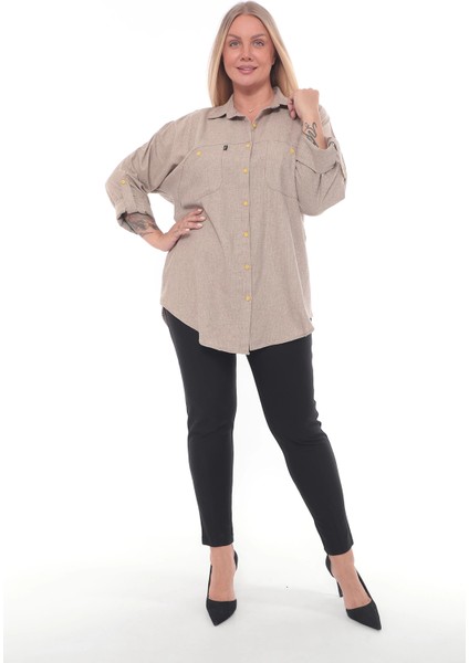 Cotton Büyük Beden Kadın Gömlek fiyatları