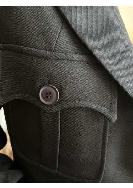 Kadın Lacivert Crop Ceket Mini Etek Takım fiyatları