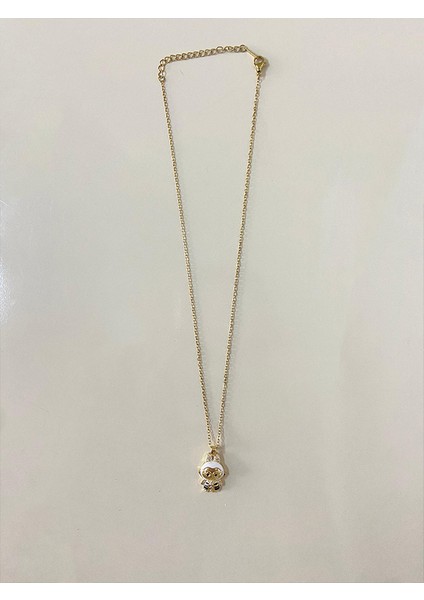 Labubu Gold Kadın Çelik Kolye modelleri