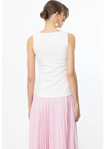 56452 Onteks Taşlı Kare Yaka Bluz indirimleri