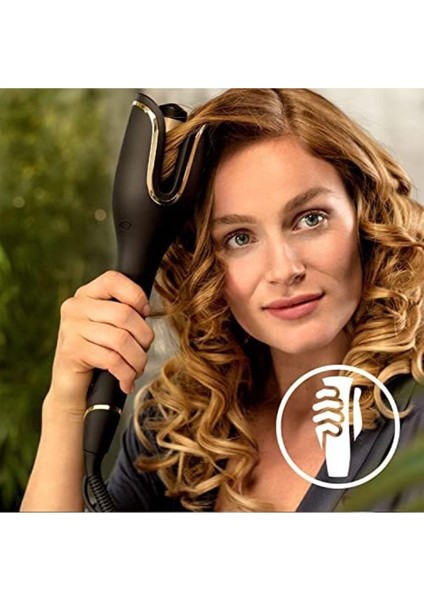 Şık Beyaz Otomatik Saç Maşası - Hızlı ve Güvenli Kullanım