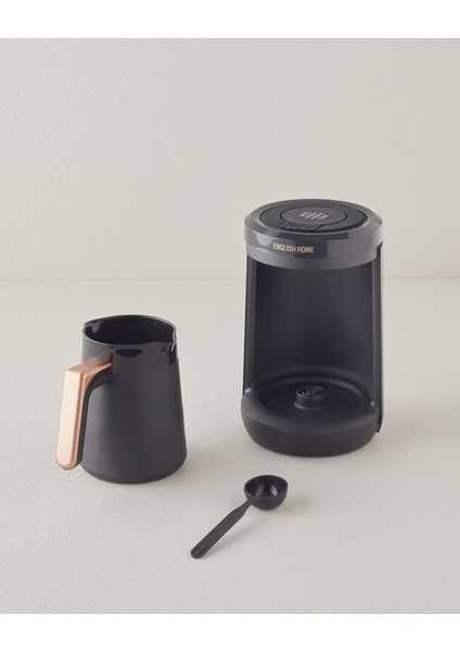 Sütlü Türk Kahvesi Makinesi, Şık Siyah-Bakır Tasarım, Kolay Kullanım fırsatları