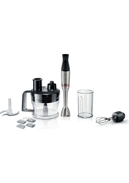 1200 W El Blender, Paslanmaz Çelik, Siyah, Ergonomik Tasarım