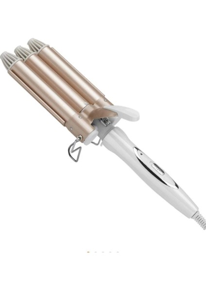 Seramik Su Dalgası Saç Maşası, 220°C, 25MM, Turmalin Teknolojisi