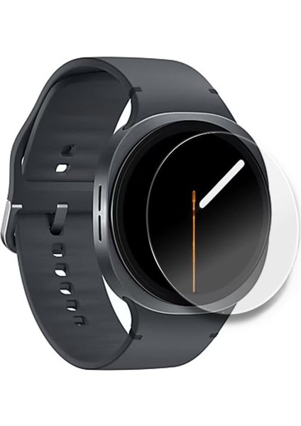 Galaxy Watch 8 44MM ile Uyumlu Kolay Takılabilir Aparatlı Temperli Cam Ekran Koruyucu – Çizilmez, Ultra Ince, Yüksek Şeffaflık