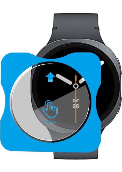 Galaxy Watch 8 44MM ile Uyumlu Kolay Takılabilir Aparatlı Temperli Cam Ekran Koruyucu – Çizilmez, Ultra Ince, Yüksek Şeffaflık fiyatları