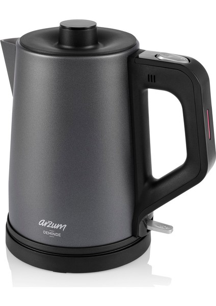 Füme Renkli 1 Lt Demlikli 1800W Çay Makinesi, Şık ve Kullanışlı Tasarım fırsatları